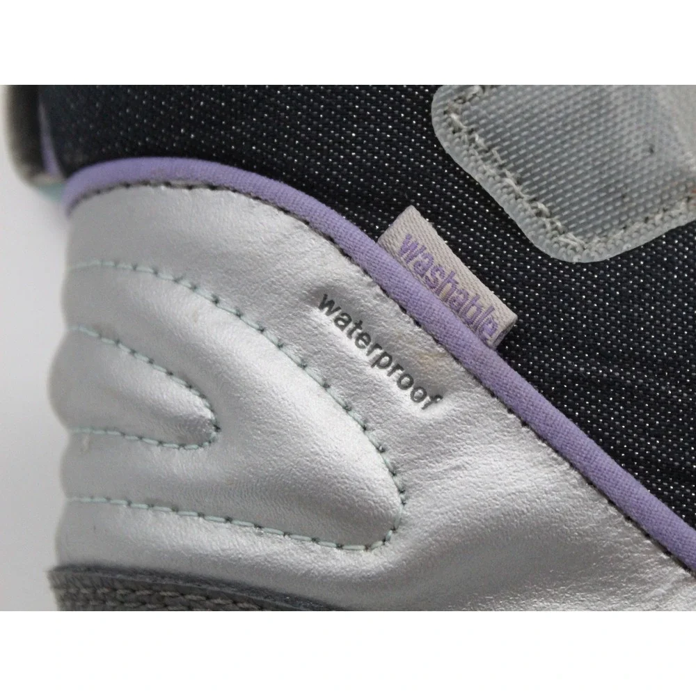 Stride Rite M2P Everest Waterproof Winter Boots Navy Silver Purple Girls US 2W